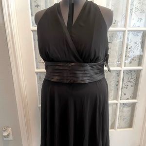 NWT “Little Black Dress” size 24 Halter With Back Detail